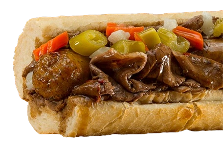 Portillo's Menu 24 Portillo's Big Beef Combo with hot peppers