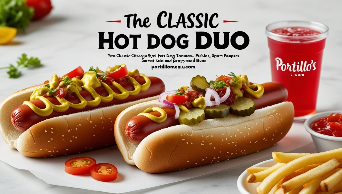 Portillo’s-style hot dog duo