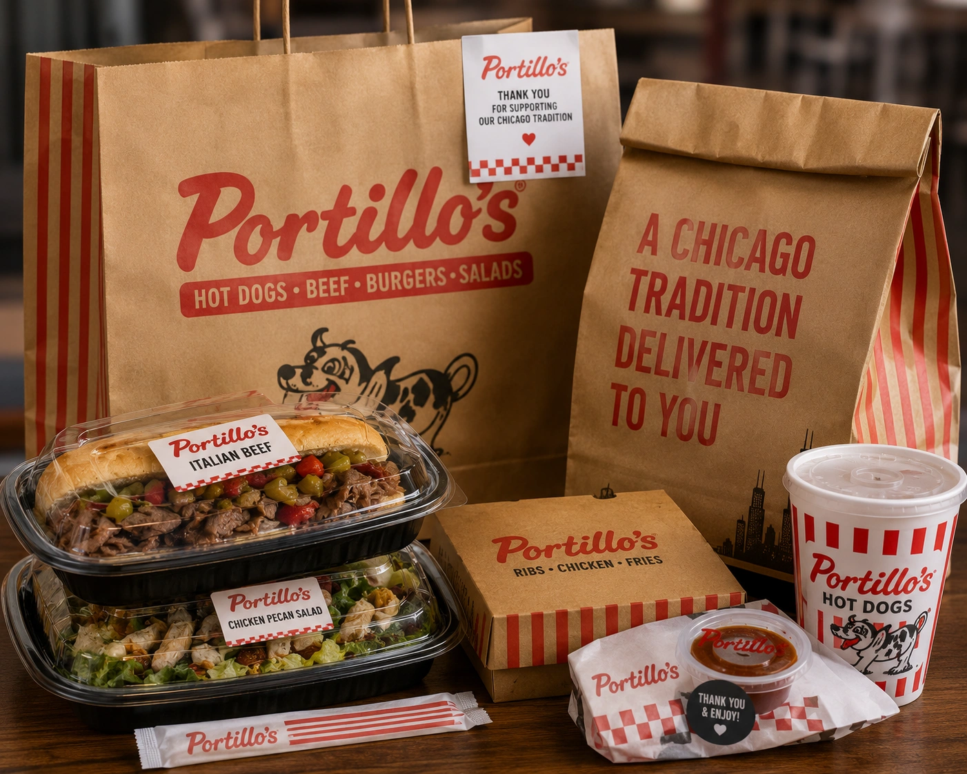 Portillo's Delivery 1 Portillo's delivery